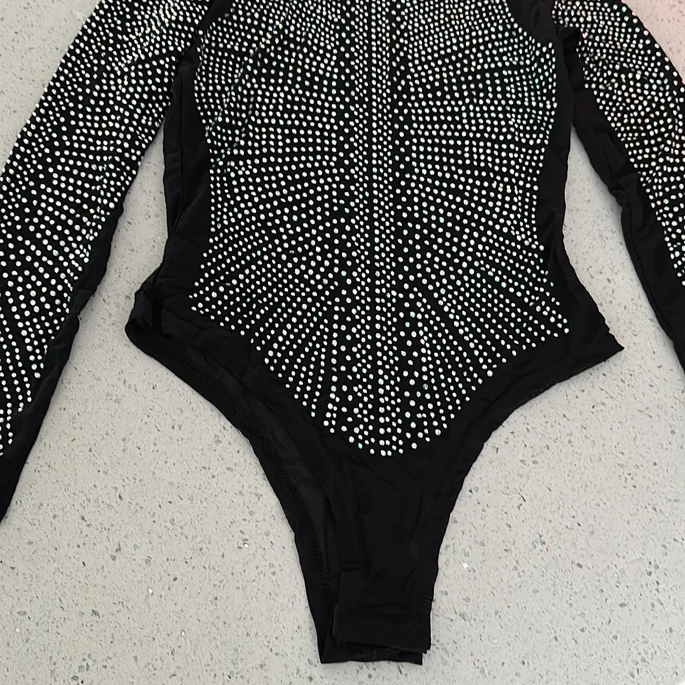 DIAMOND MESH BODYSUIT - Picture 4 of 5